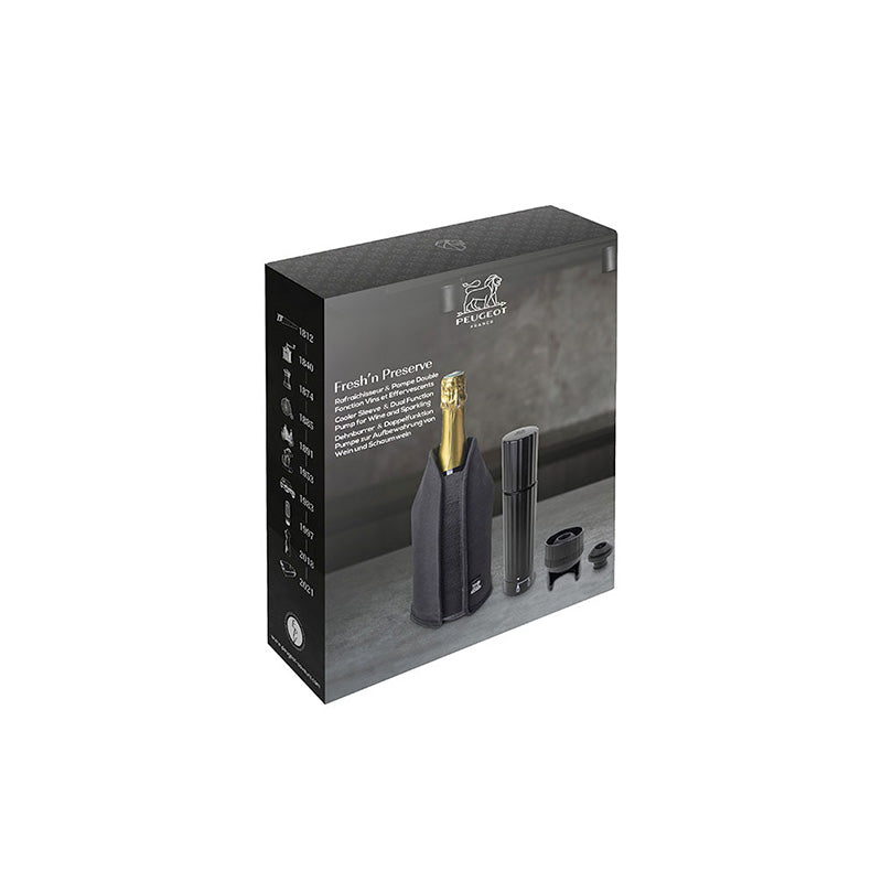 Coffret cadeau "Fresh‘n Preserve" Pompe double fonction Peugeot