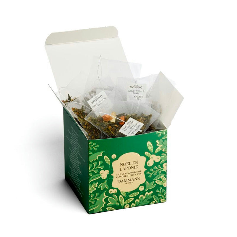 Boite de 25 sachets de thé vert Noel en Laponie Dammann