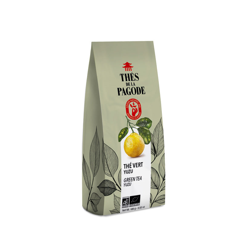 Thé vert Yuzu bio 100g Thés de la Pagode