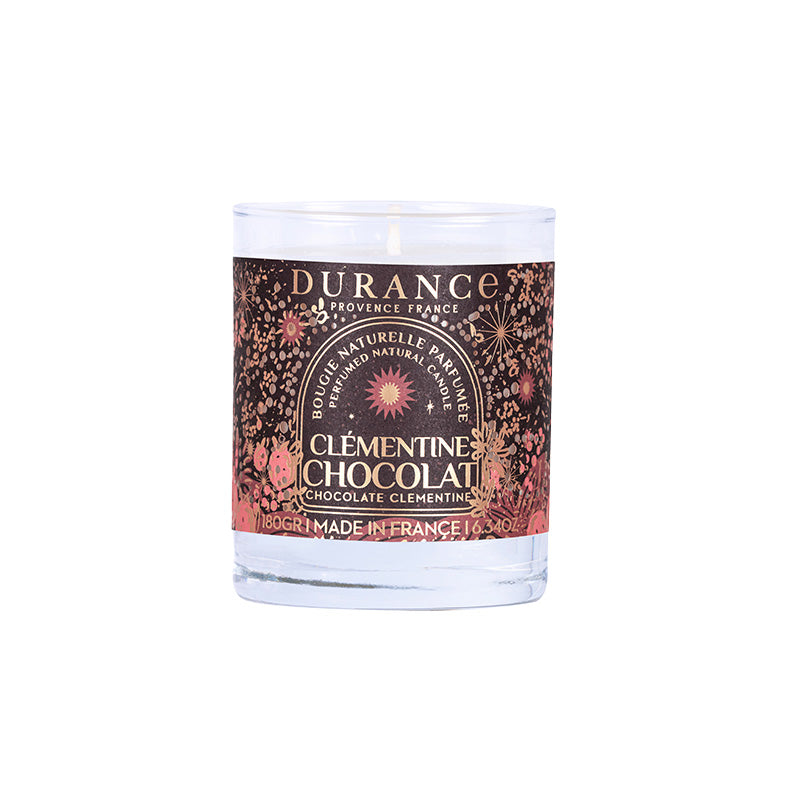 Bougie naturelle parfumée Clémentine Chocolat 180gr Durance