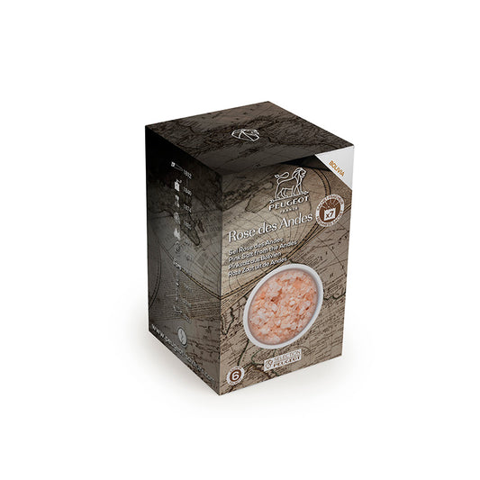 7 sachets de gros sel rose de Bolivie 350g Peugeot