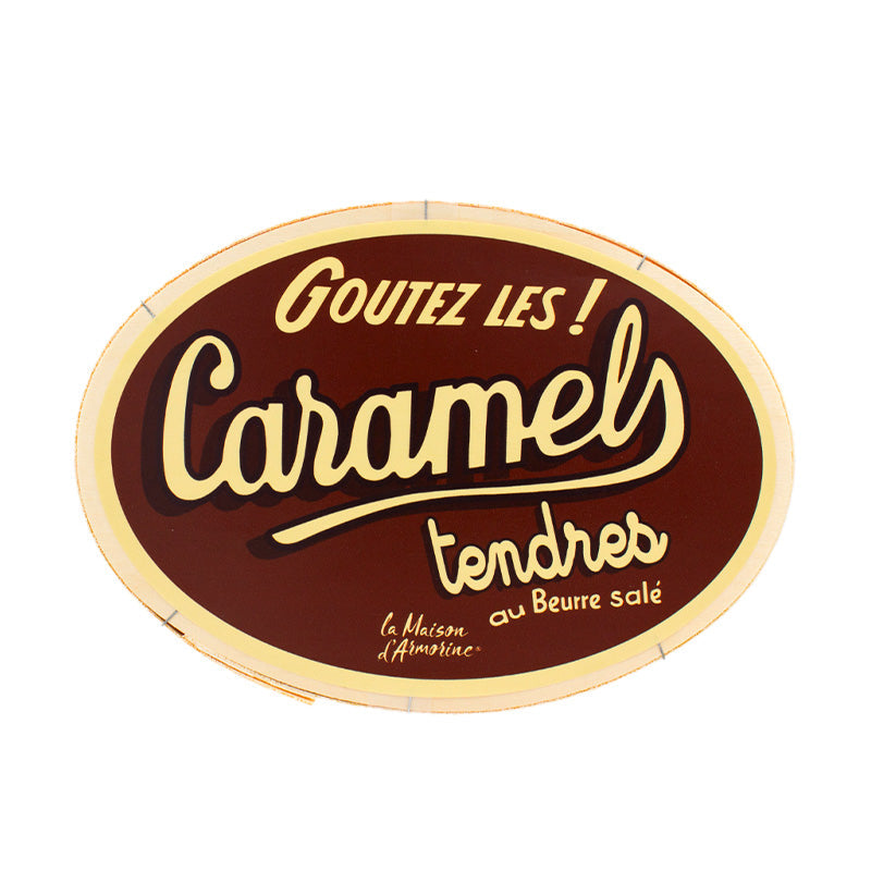 Boîte ovale de caramels beurre salé La Maison d'Armorine
