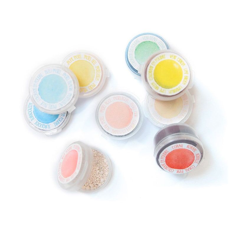 9 mini colorants en poudre Pastel