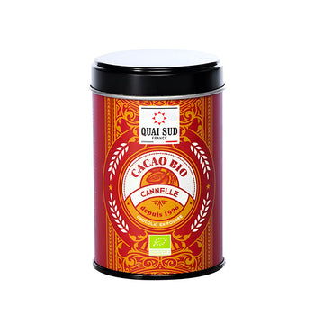 Boîte de cacao en poudre à la cannelle BIO 250g Quai Sud