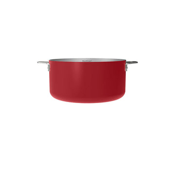 Casserole en inox 20 cm rouge La Merveilleuse Cookut