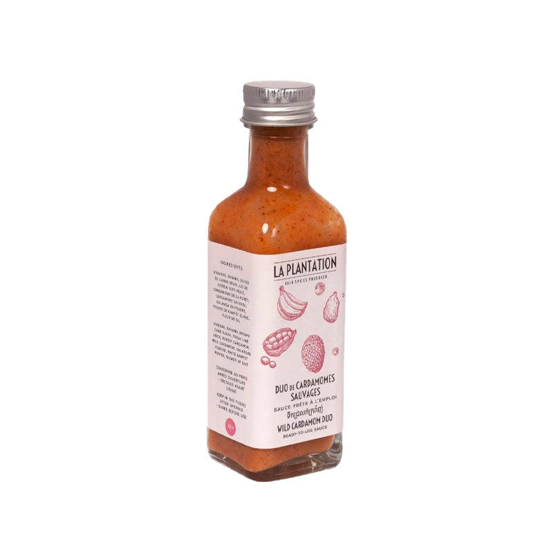 Sauce duo de cardamomes sauvages 100ml La Plantation