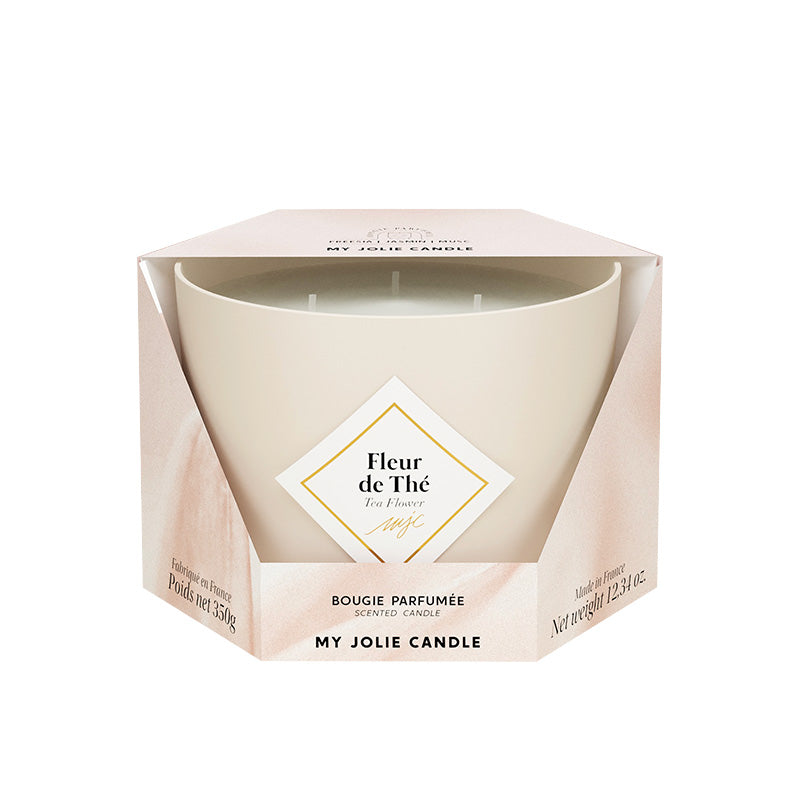 Bougie parfumée 350gr Fleur de thé Jolie Candle