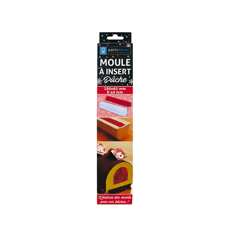 Moule à insert pour bûche en PVC Patisdecor