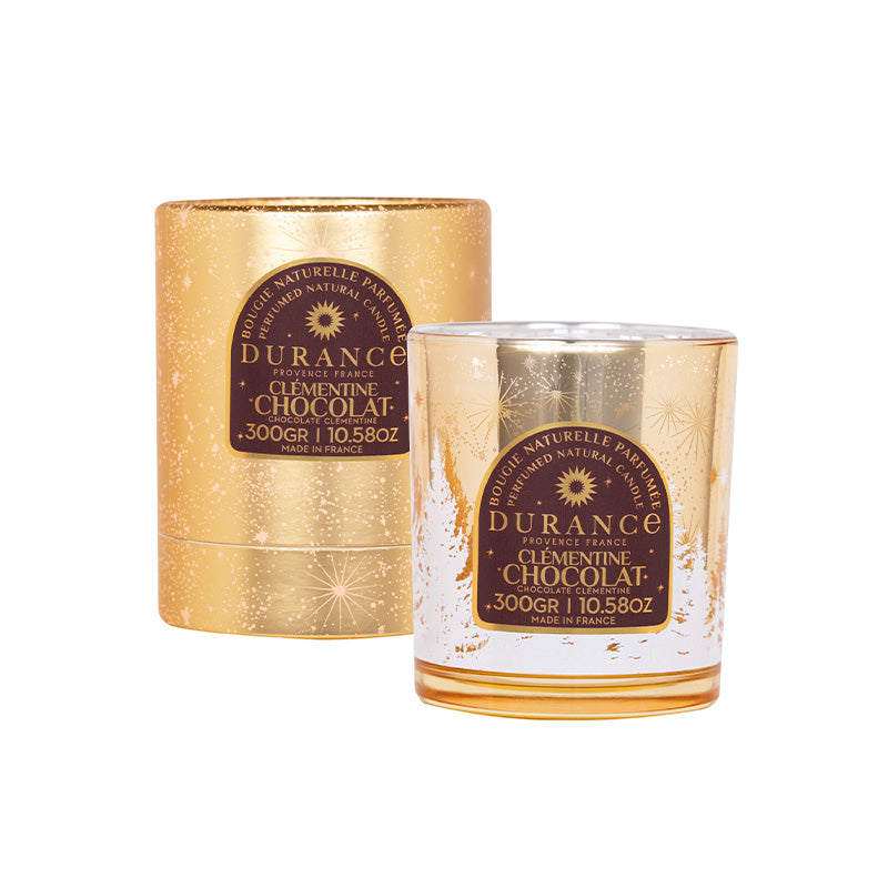 Bougie naturelle parfumée Clémentine Chocolat 300gr Durance