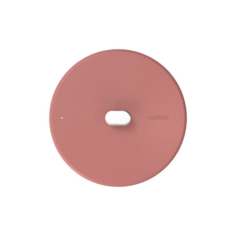 Couvercle en inox 24 cm rose La Merveilleuse Cookut