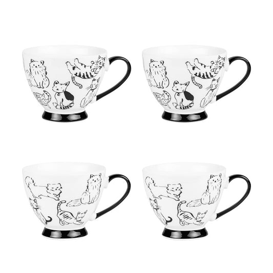 Coffret de 4 tasses 20cl Mistrigris Table Passion