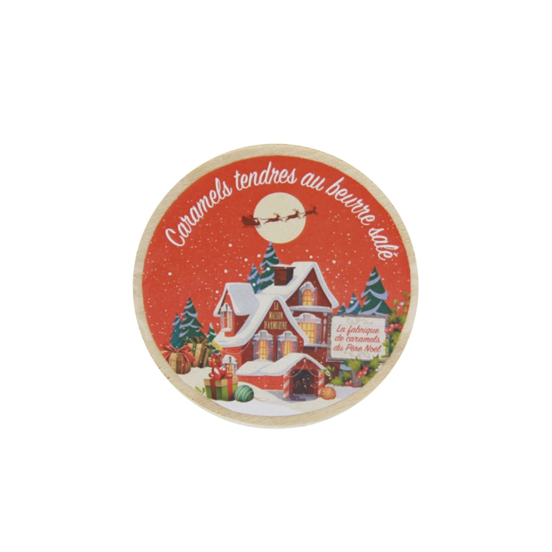 Mini boîte de caramels en bois 40 g La maison d'Armorine