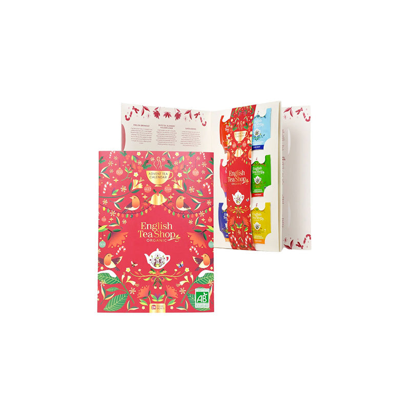 Calendrier de l'Avent Livre de Noël Bio 24 sachets English Tea Shop