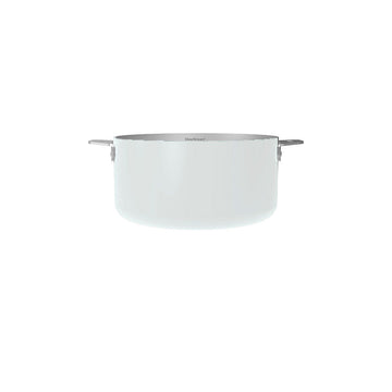 Casserole en inox 20 cm blanche La Merveilleuse Cookut