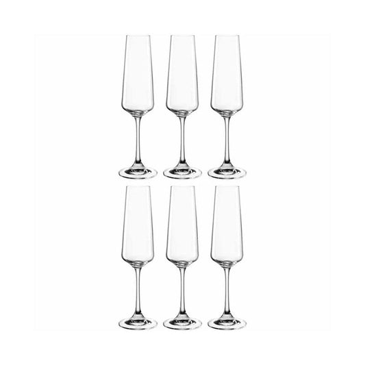 6 flûtes à champagne Paladino 22cl