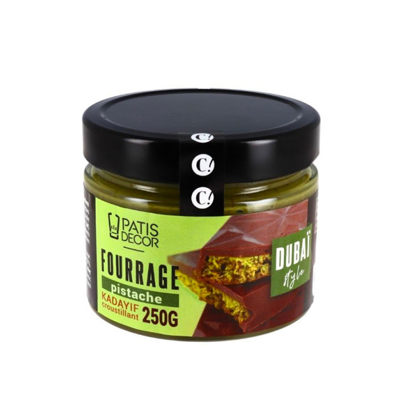 Fourrage pistache kadayif Dubaï Style 250g Patisdecor