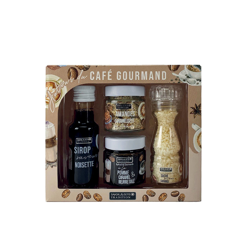 Coffret autour du café gourmand Savor & Sens