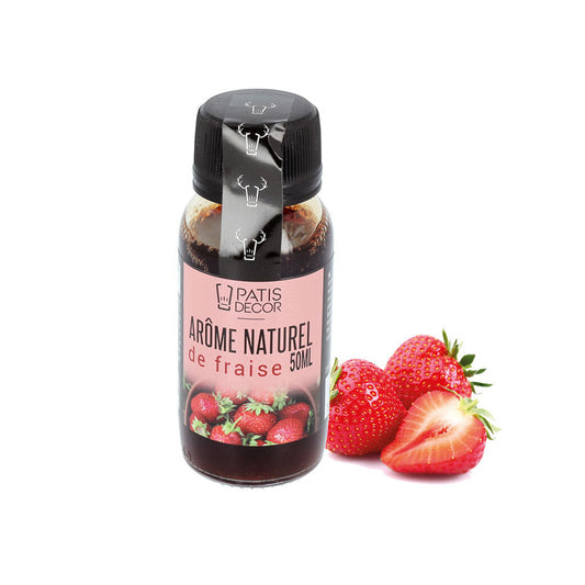 Arôme naturel de fraise 50ml Patisdecor