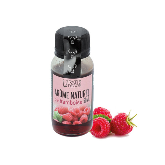 Arôme naturel de framboise 50ml Patisdecor