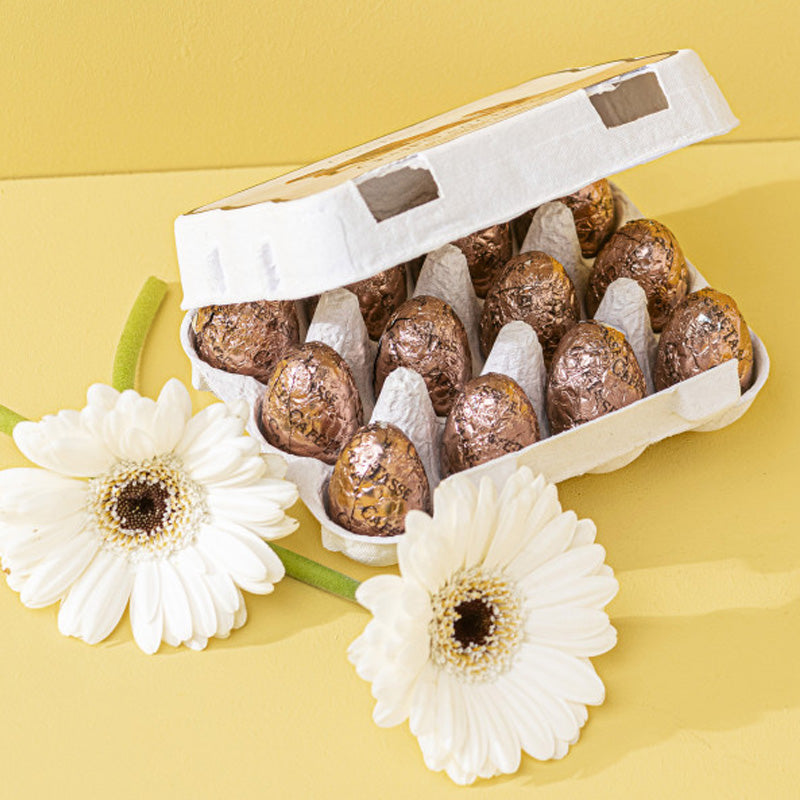 Boite de 12 oeufs en chocolat