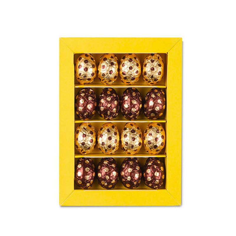 Boîte de 16 œufs en chocolat assortis Café Tasse