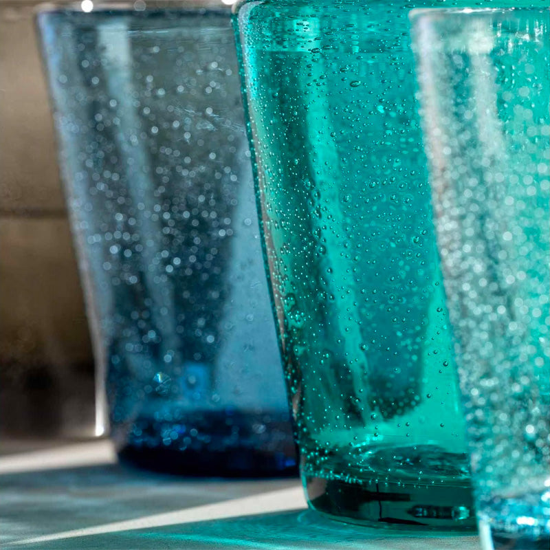 Boîte de 4 verres assortis Azur Burano Leonardo