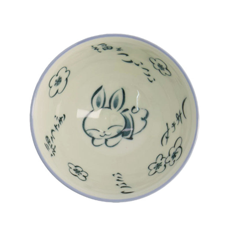 Bol à riz Kawaii lapin bleu 300ml Tokyo Design