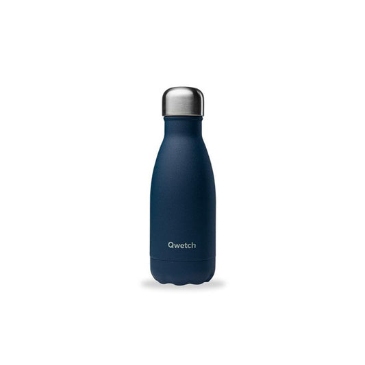 Bouteille isotherme bleu nuit 260 mL Qwtech