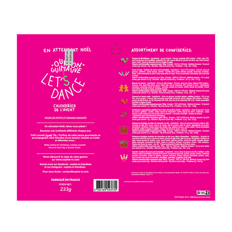 Calendrier de l'Avent Oursons Guimauve 2025 Sophie M