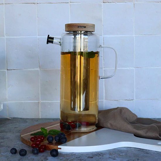 Carafe infuseur en verre 1.5L