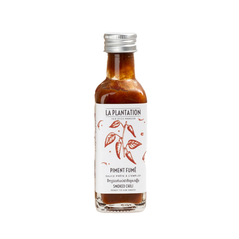 Sauce piment fumé 100ml La Plantation