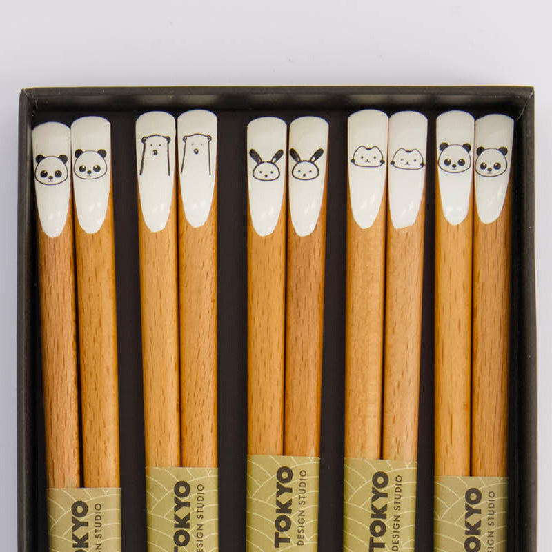 Coffret 5 baguettes animaux
