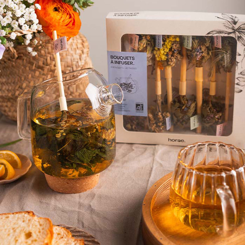 Coffret de 8 bouquets à infuser bio