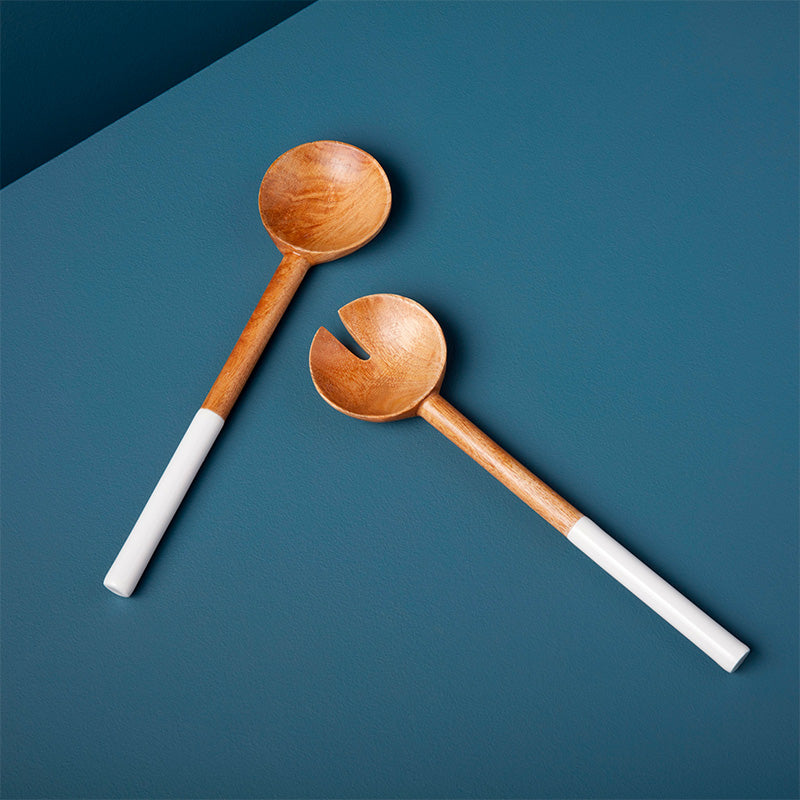 Couverts de service en bois Madras Be Home