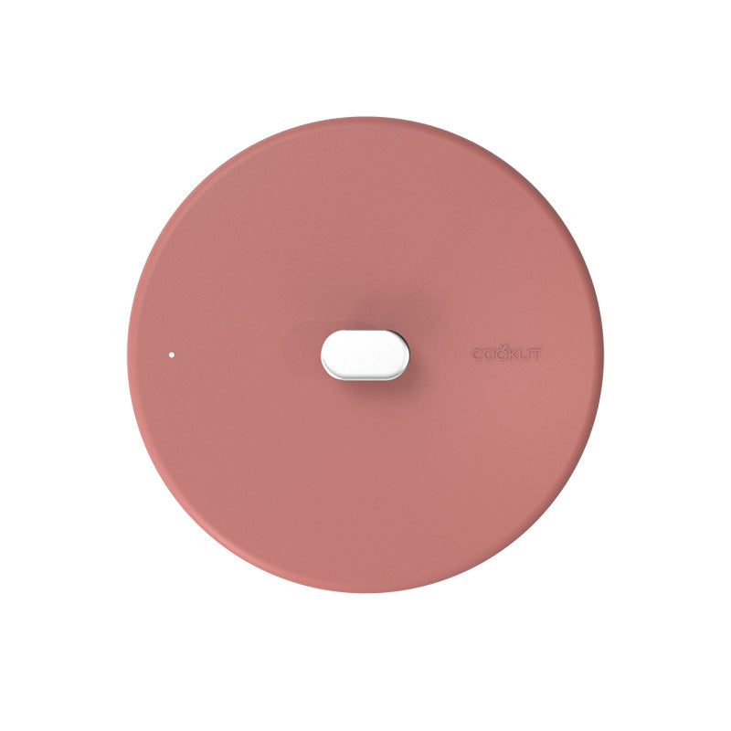 Couvercle en inox 28 cm rose La Merveilleuse Cookut