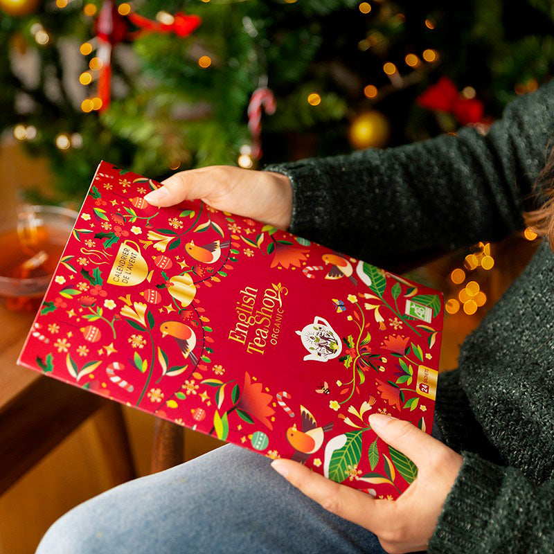 Calendrier de l'Avent Livre de Noël Bio 24 sachets English Tea Shop