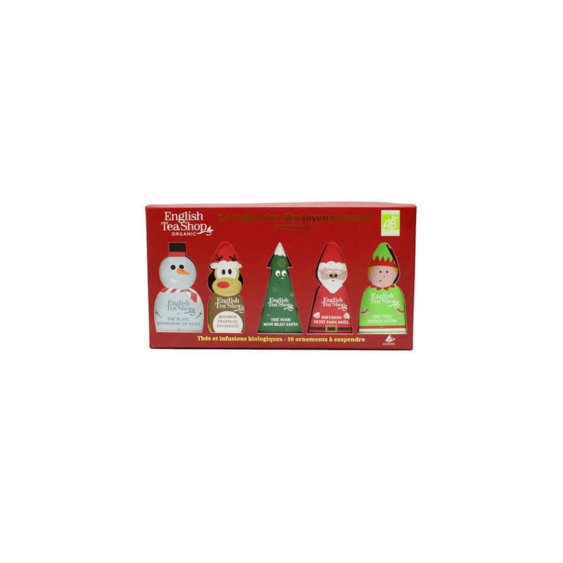 Coffret cadeau thés de Noël bio 10 sachets English Tea Shop