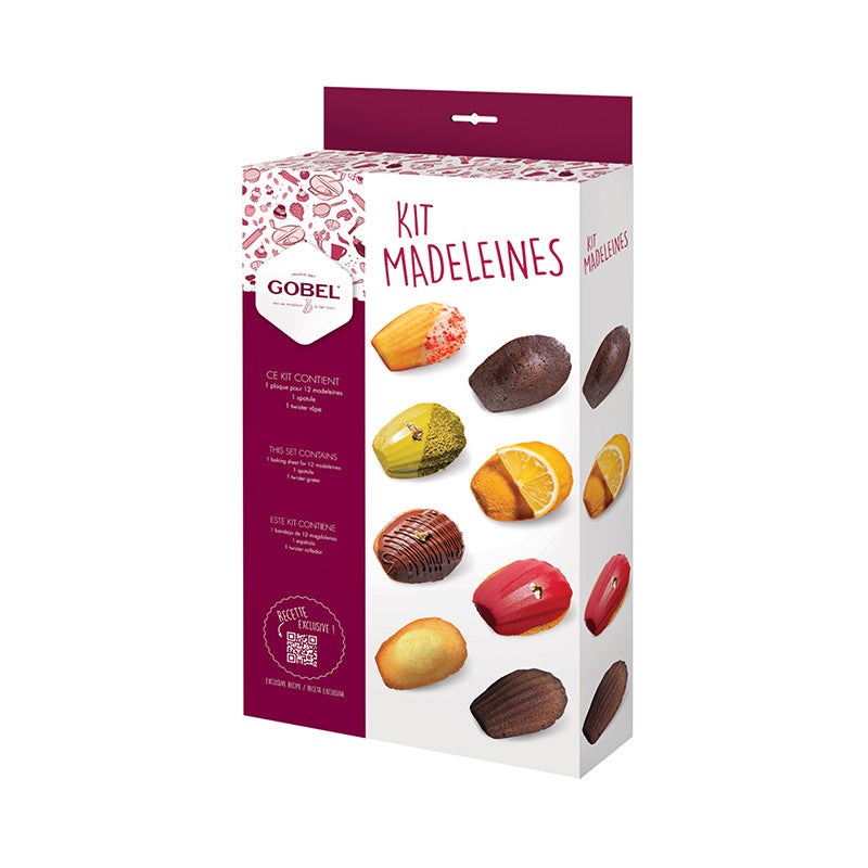 Kit 12 Madeleines en inox Gobel