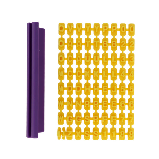 Kit tampons à biscuits chiffres et lettres Patisdecor