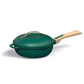 Poêle à tout faire en métal 24 cm fougère La Fabuleuse Cookut