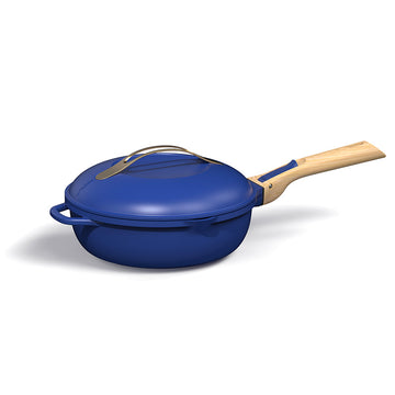 Poêle à tout faire en métal 24 cm myrtille La Fabuleuse Cookut