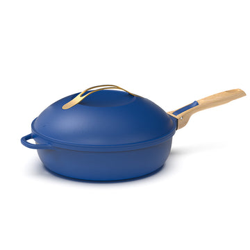 Poêle à tout faire en métal  28 cm myrtille La Fabuleuse Cookut