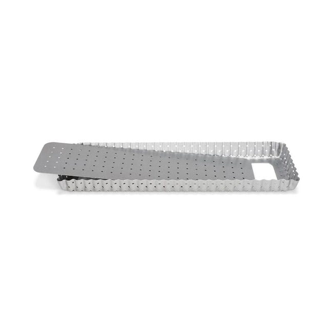 Moule à Tarte Profond Perforé Avec Fond Amovible - Antiadhésif, Acier Carbone, 3 Tailles (14, 20, 24cm) - 1
