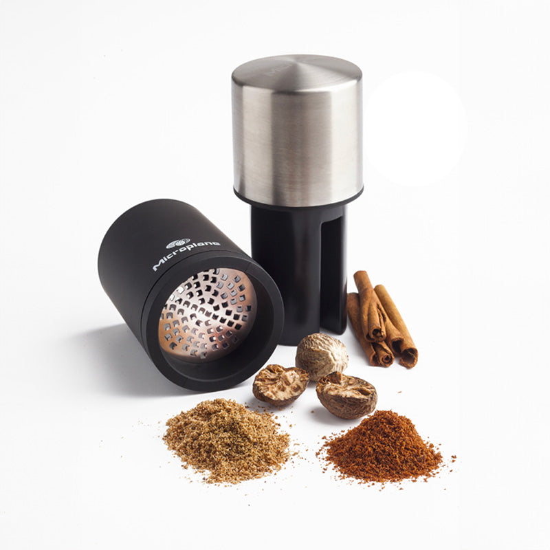 Moulin à épices 2 en 1 inox Microplane