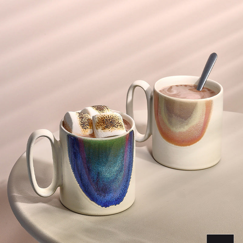 Mug en grès 39cl beige Paint Salt & Pepper