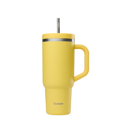 Mug isotherme en inox 900ml citron Travel Cup Qwetch