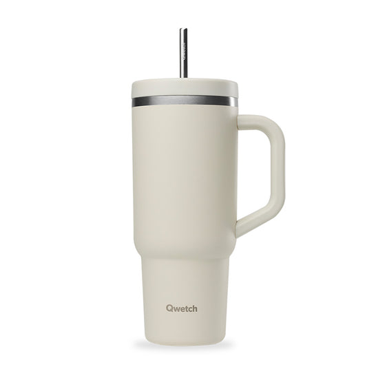 Mug isotherme en inox 900ml sable Travel Cup Qwetch