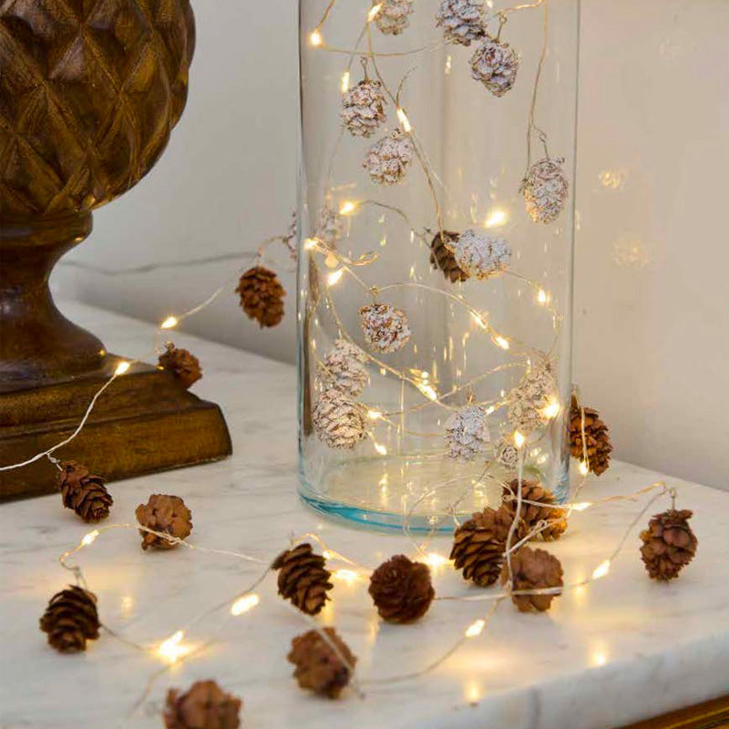 Guirlande lumineuse pomme de pin 2M Sirius