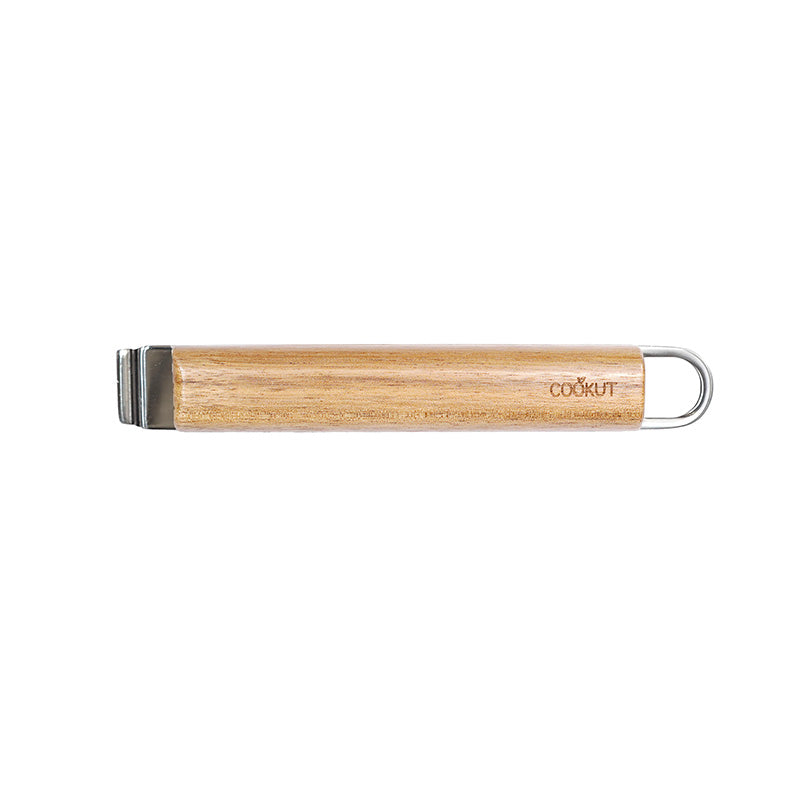 Poignée en inox 18 cm chêne massif La Merveilleuse Cookut