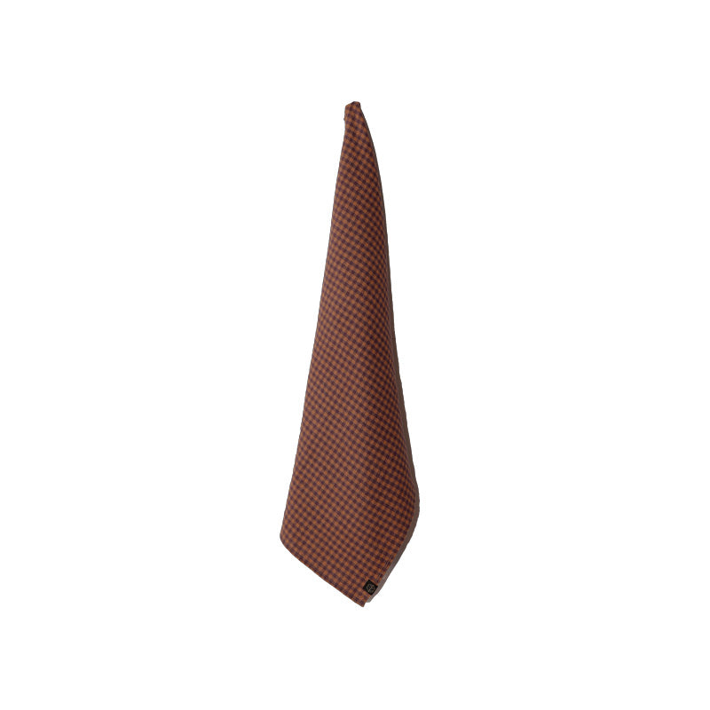 Torchon en lin et coton 70 cm figue Piana II Haomy
